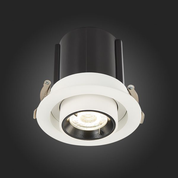 st702.238.12-sv-k-vstr.-belyj-led-112w-3000k-900lm-ra80-24-ip20-d90xh92-180-240v-vstraivaemye-svetilniki-4 ST702.238.12 Св-к встр. Белый LED 1*12W 3000K 900Lm Ra80 24° IP20 D90xH92 180-240V Встраиваемые светильники — изображение 5