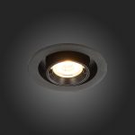 ST702.338.12 Св-к встр. Черный LED 1*12W 3000K 900Lm Ra80 24° IP20 D90xH92 180-240V Встраиваемые светильники — изображение 2