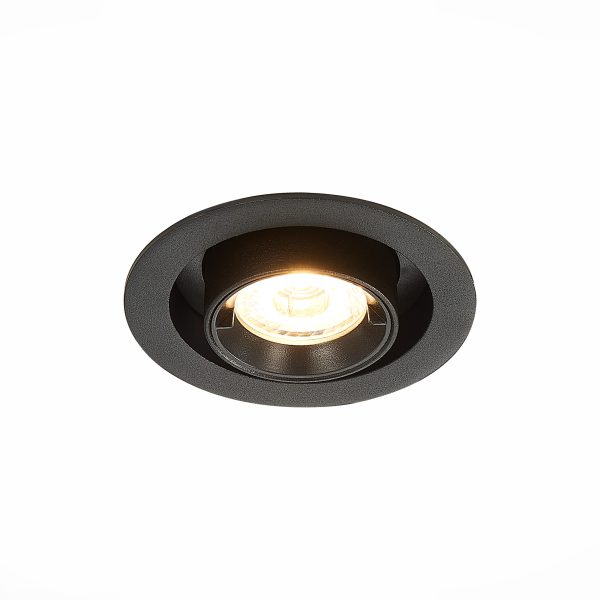 st702.338.12-sv-k-vstr.-chernyj-led-112w-3000k-900lm-ra80-24-ip20-d90xh92-180-240v-vstraivaemye-svetilniki-2 ST702.338.12 Св-к встр. Черный LED 1*12W 3000K 900Lm Ra80 24° IP20 D90xH92 180-240V Встраиваемые светильники — изображение 3