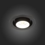 ST702.438.12 Св-к встр. Черный LED 1*12W 3000K 900Lm Ra80 24° IP20 D90xH92 180-240V Встраиваемые светильники — изображение 2
