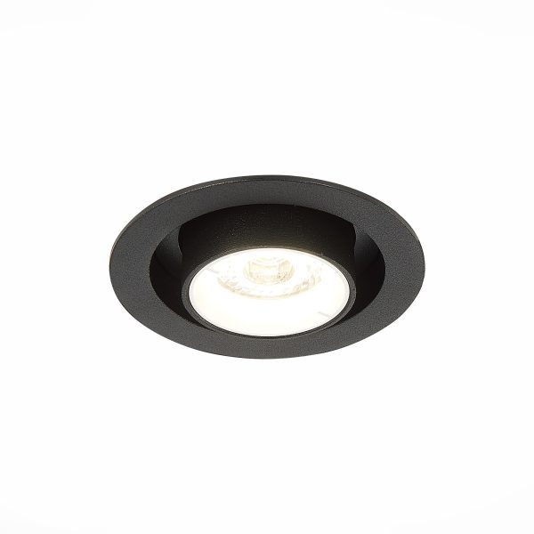 st702.438.12-sv-k-vstr.-chernyj-led-112w-3000k-900lm-ra80-24-ip20-d90xh92-180-240v-vstraivaemye-svetilniki-2 ST702.438.12 Св-к встр. Черный LED 1*12W 3000K 900Lm Ra80 24° IP20 D90xH92 180-240V Встраиваемые светильники — изображение 3