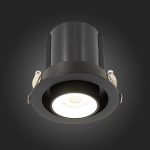 ST702.438.12 Св-к встр. Черный LED 1*12W 3000K 900Lm Ra80 24° IP20 D90xH92 180-240V Встраиваемые светильники — изображение 5