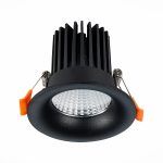 ST703.448.10 Св-к встр. Черный LED 1*10W 4000K 900Lm Ra>90 38° IP20 D85xH75 170-240V Встраиваемые светильники — изображение 5