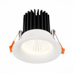 ST703.538.10 Св-к встр. Белый LED 1*10W 3000K 900Lm Ra>90 38° IP20 D85xH75 170-240V Встраиваемые светильники — изображение 3
