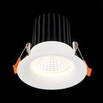 ST703.548.10 Св-к встр. Белый LED 1*10W 4000K 900Lm Ra>90 38° IP20 D85xH75 170-240V Встраиваемые светильники