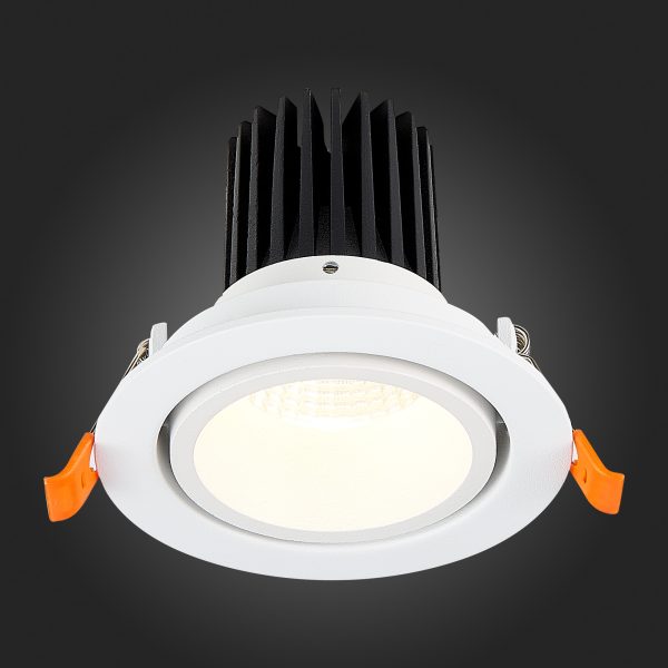 ST705.548.10 Св-к встр. Белый LED 1*10W 4000K 750Lm Ra>90 38° IP20 D102xH85 170-240V Встраиваемые светильники — изображение 2
