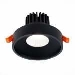 ST751.438.10 Св-к встр. Черный LED 1*10W 3000K 750Lm Ra>90 38° IP20 D100xH75 170-240V Встраиваемые светильники — изображение 3