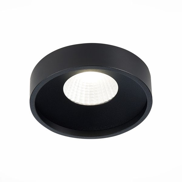 st751.448.10-sv-k-vstr.-chernyj-led-110w-4000k-750lm-ragt90-38-ip20-d100xh75-170-240v-vstraivaemye-svetilniki-3 ST751.448.10 Св-к встр. Черный LED 1*10W 4000K 750Lm Ra>90 38° IP20 D100xH75 170-240V Встраиваемые светильники — изображение 4
