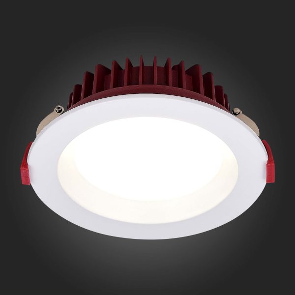 st752.538.12-sv-k-vstr.-belyj-led-112w-3000k-960lm-ra80-100-ip44-d115xh47-100-240vv-vstraivaemye-svetilniki-1 ST752.538.12 Св-к встр. Белый LED 1*12W 3000K 960Lm Ra80 100° IP44 D115xH47 100-240VV Встраиваемые светильники — изображение 2