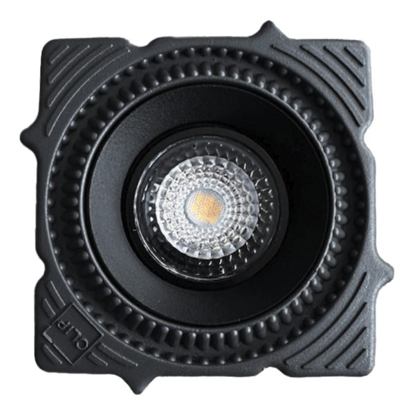 ST753.438.07 Св-к встр. светодиодный в натяжной ПВХ потолок Черный LED 1*7W 3000K 560Lm Ra80 60° IP2 Встраиваемые светильники — изображение 2