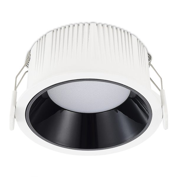 ST755.438.12 Св-к встр. Черный LED 1*12W 3000K 1 080Lm Ra80 120° IP20 D105xH50 100-240V Встраиваемые светильники — изображение 2