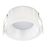 ST755.538.12 Св-к встр. Белый LED 1*12W 3000K 1 080Lm Ra80 120° IP20 D105xH50 100-240V Встраиваемые светильники — изображение 2