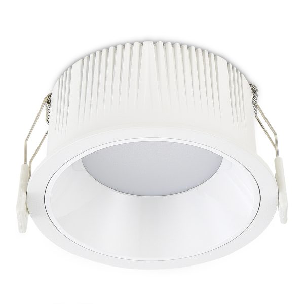 st755.538.12-sv-k-vstr.-belyj-led-112w-3000k-1-080lm-ra80-120-ip20-d105xh50-100-240v-vstraivaemye-svetilniki-1 ST755.538.12 Св-к встр. Белый LED 1*12W 3000K 1 080Lm Ra80 120° IP20 D105xH50 100-240V Встраиваемые светильники — изображение 2