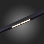 ST804.436.12 Магнитный трековый светильник Черный LED 1*12W 3000K 700Lm Ra>90 120° IP20 L220xW22xH46 SKYLINE 48 — изображение 2