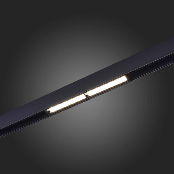 ST804.446.12 Магнитный трековый светильник Черный LED 1*12W 4000K 750Lm Ra>90 120° IP20 L220xW22xH46 SKYLINE 48 — изображение 2