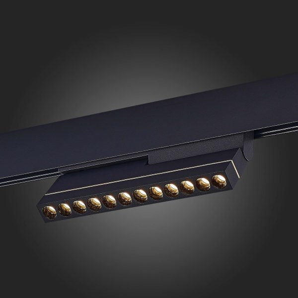 ST805.436.12 Магнитный трековый светильник Черный LED 1*12W 3000K 450Lm Ra>90 36° IP20 L220xW22xH117 SKYLINE 48 — изображение 2