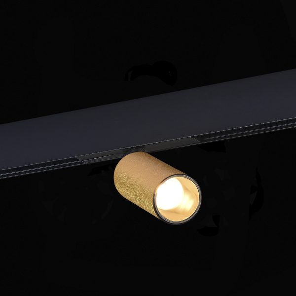 ST807.236.12 Магнитный трековый светильник Золотистый LED 1*12W 3000K 500Lm Ra>90 IP20 D50xH173 48VV SKYLINE 48 ST807.236.12 Магнитный трековый светильник Золотистый LED 1*12W 3000K 500Lm Ra>90 IP20 D50xH173 48VV SKYLINE 48