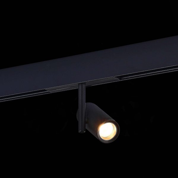 ST808.446.08 Магнитный трековый светильник Черный LED 1*8W 4000K 600Lm Ra>90 36° IP20 D42xH135 48VV SKYLINE 48 ST808.446.08 Магнитный трековый светильник Черный LED 1*8W 4000K 600Lm Ra>90 36° IP20 D42xH135 48VV SKYLINE 48