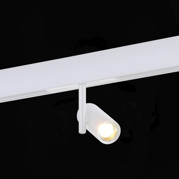 ST808.536.08 Магнитный трековый светильник Белый LED 1*8W 3000K 550Lm Ra>90 36° IP20 D42xH135 48VV SKYLINE 48 ST808.536.08 Магнитный трековый светильник Белый LED 1*8W 3000K 550Lm Ra>90 36° IP20 D42xH135 48VV SKYLINE 48