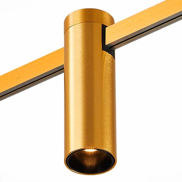ST810.206.05 Магнитный трековый светильник FARM Золотистый LED 1*5W 3000K 230Lm Ra90 60 IP20 D35xH11 FARM — изображение 3