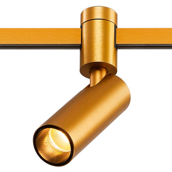 ST811.206.05 Магнитный трековый светильник FARM Золотистый LED 1*5W 3000K 350Lm Ra90 60 IP20 D35xH10 FARM — изображение 3