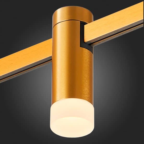 ST812.206.03 Магнитный трековый светильник FARM Золотистый LED 1*3W 3000K 93Lm Ra90 120 IP20 D29xH90 FARM — изображение 2