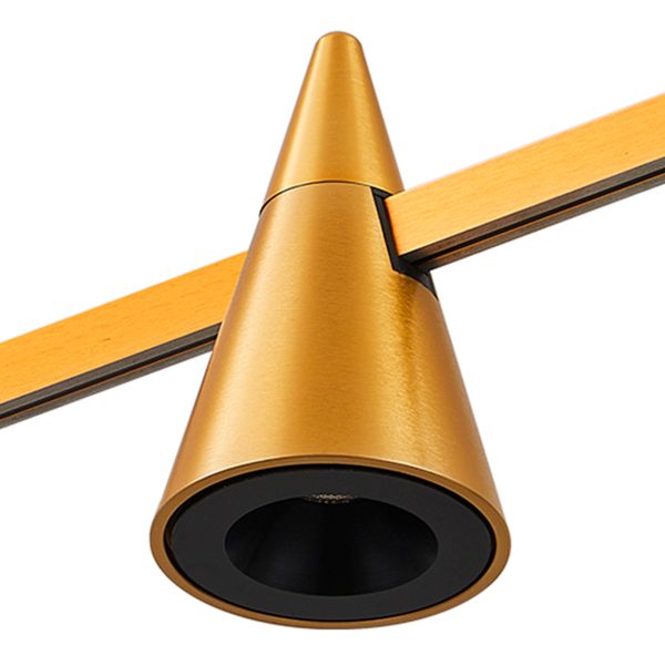 ST813.206.05 Магнитный трековый светильник FARM Золотистый LED 1*5W 3000K 272Lm Ra90 60 IP20 D70xH11 FARM — изображение 4