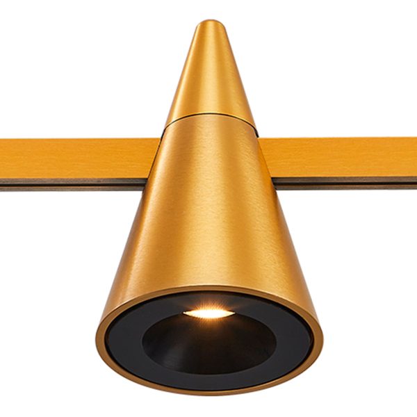 ST813.206.05 Магнитный трековый светильник FARM Золотистый LED 1*5W 3000K 272Lm Ra90 60 IP20 D70xH11 FARM — изображение 5