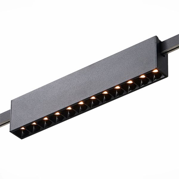 ST816.446.12 Магнитный трековый светильник FARM Черный LED 1*12W 4000K 609Lm Ra90 40 IP20 L232xW24x FARM ST816.446.12 Магнитный трековый светильник FARM Черный LED 1*12W 4000K 609Lm Ra90 40 IP20 L232xW24x FARM