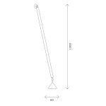 ST902.405.14 Светильник напольный ST-Luce Черный LED 1*14W 4000K Напольные светильники — изображение 4