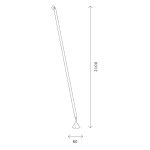 ST902.405.28 Светильник напольный ST-Luce Черный LED 1*28W 4000K Напольные светильники — изображение 4