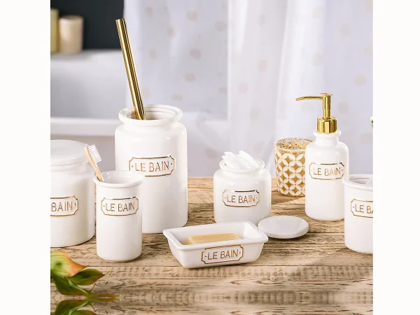 Стакан для зубных щеток Le Bain blanc белый — изображение 2