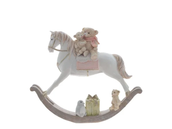 Статуэтка Мишки на лошадке