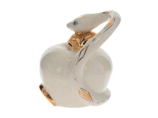 Статуэтка Snake на яблоке 8,5 см белый — изображение 3