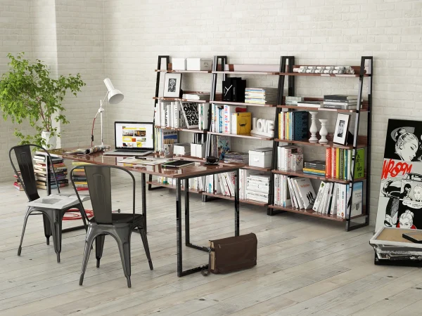 stellazh-board-bolshoj-3 Стеллаж Board большой красный, дуб сонома — изображение 4