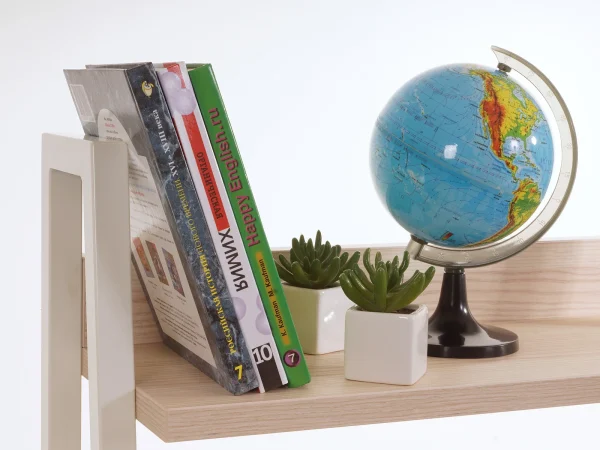 Стеллаж Board малый ясень коимбра, белый — изображение 2