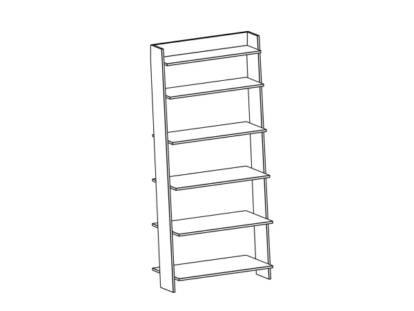 Стеллаж Strike широкий ясень коимбра — изображение 3