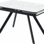 Стол «Леон» Calacata vaglioro, каркас черный