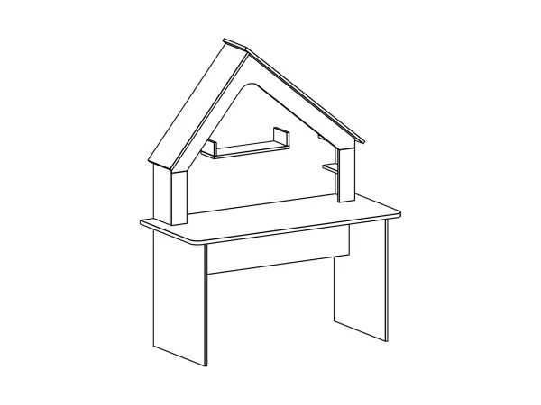 Стол Campi белый, ясень коимбра — изображение 5