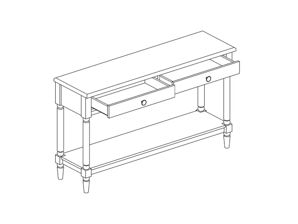 Стол консольный Blues серый — изображение 4