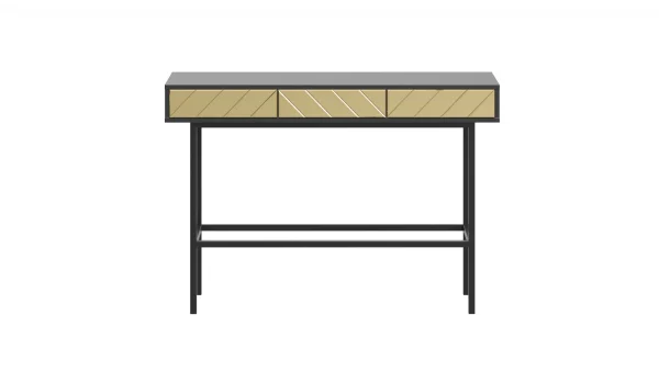 Стол консольный Boho золотистый, черный — изображение 2