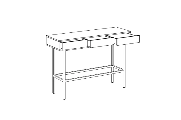 Стол консольный Boho дуб корбридж — изображение 5