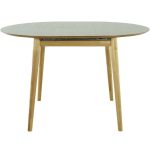 Стол «Крит» D105, дуб светлый/орех темный — изображение 2