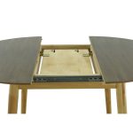 Стол «Крит» D105, дуб светлый/орех темный — изображение 4