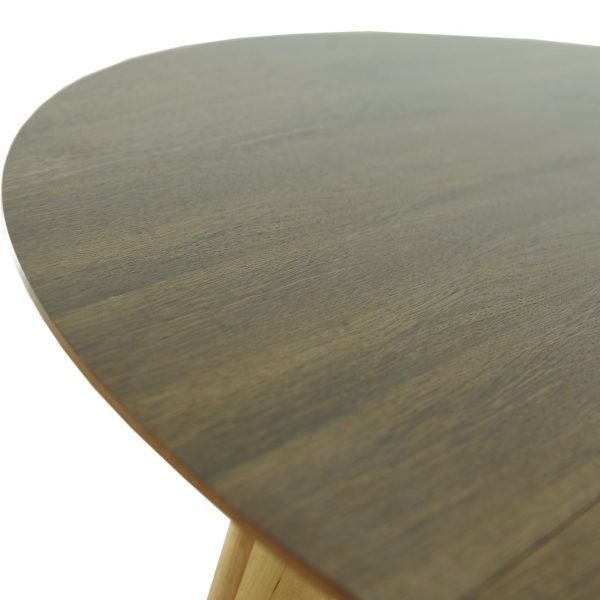 Стол «Крит» D105, дуб светлый/орех темный — изображение 5