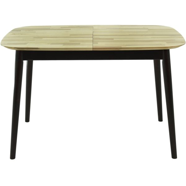 Стол «Крит» 120x80, дуб светлый/черный — изображение 3