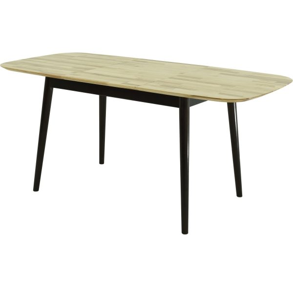 Стол «Крит» 120x80, дуб светлый/черный — изображение 5