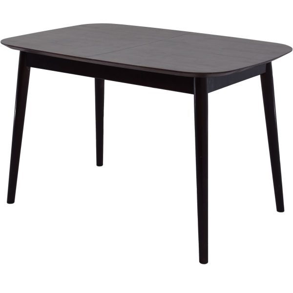 Стол «Крит» 120x80, шоколад/черный — изображение 2