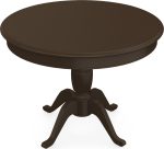 Стол «Леонардо 1» (D 1000), орех темный — изображение 2