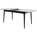 Стол «Плей» 140x80, керамика Greys white/черный — изображение 3